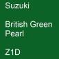 Preview: Suzuki, British Green Pearl, Z1D.